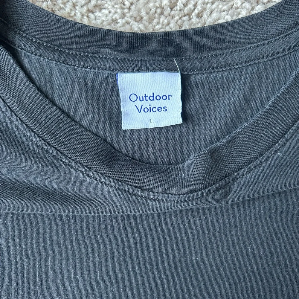 Outdoor Voices Black Cotton T-Shirt - Picture 3 of 5